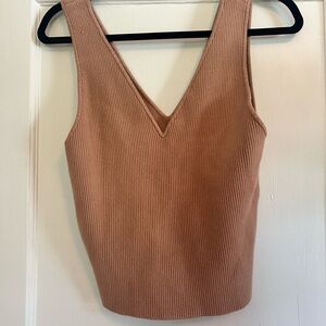 A& F ottoman Tank Top - Tan